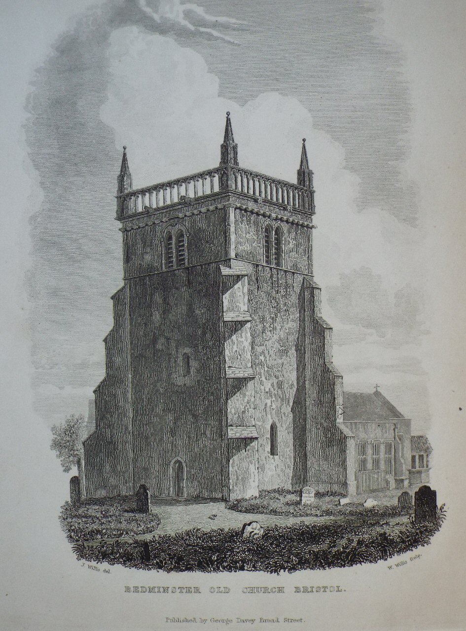 Print - Bedminster Old Church Bristol. - Willis